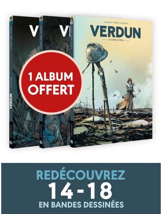 Verdun - pack promo tomes 1 à 3 main product photo