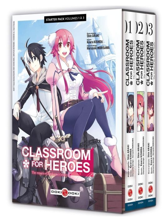 Classroom for heroes - pack tomes 1 à 3 main product photo