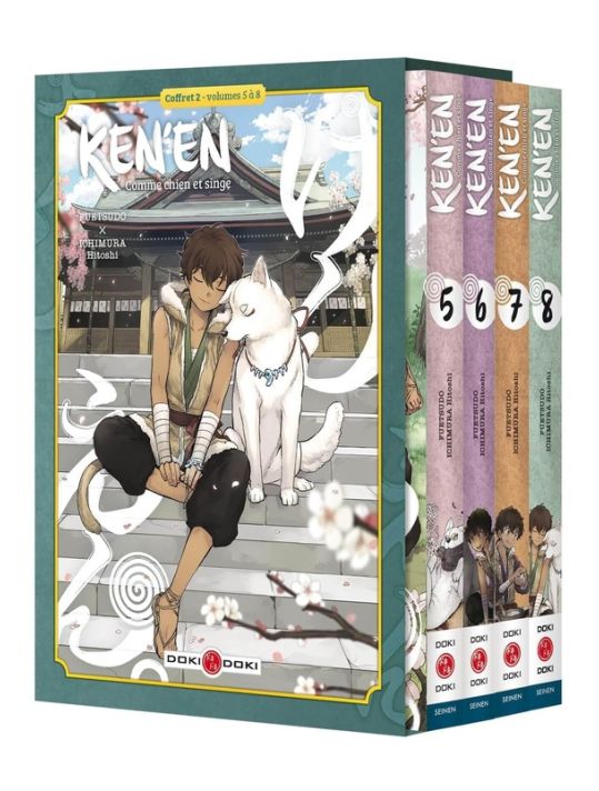 Ken'en - comme chien et singe - coffret tomes 5 à 8 main product photo
