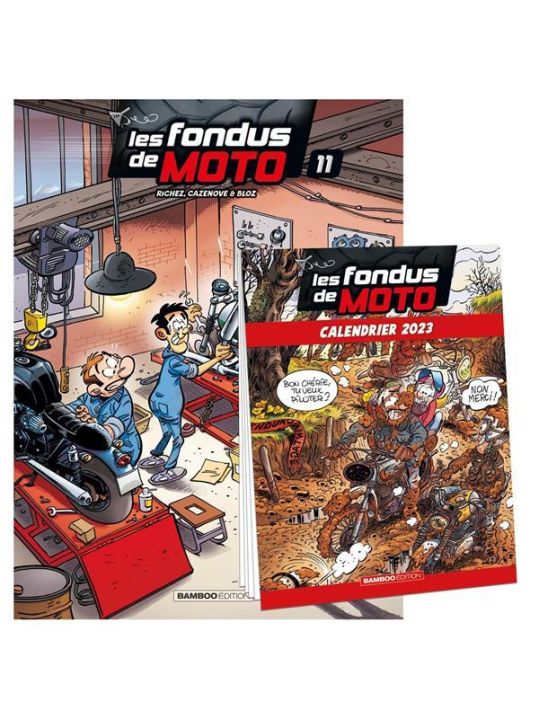 Les fondus de moto tome 11 + calendrier 2023 main product photo