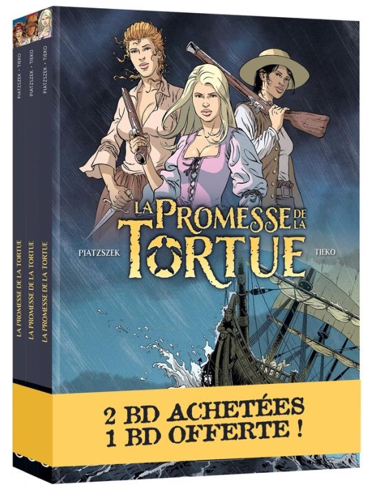 La promesse de la tortue - pack promo tomes 1 à 3 main product photo