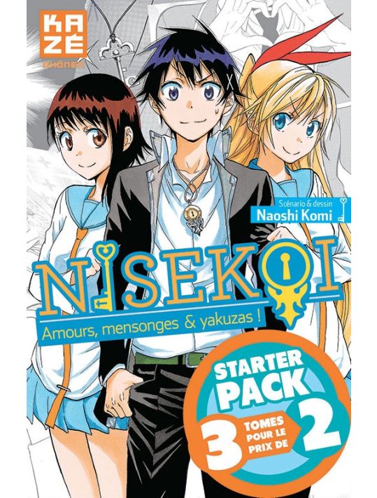 Nisekoi - Starter Pack tomes 1 à 3 - édition 2016 main product photo