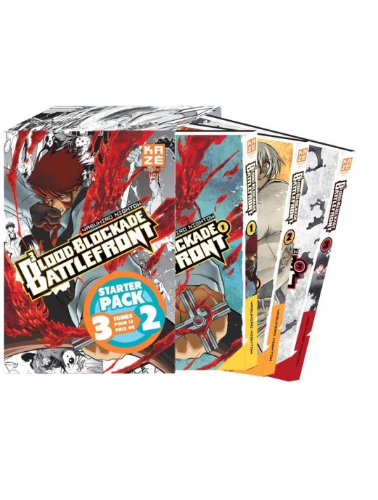 Blood blockade battlefront - starter pack tomes 1 à 3 main product photo