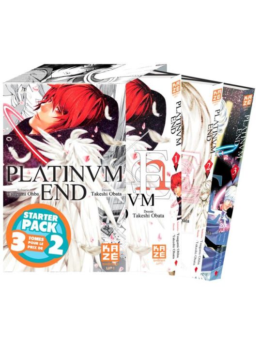 Platinum end - starter pack tomes 1 à 3 main product photo