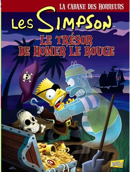 les Simpson - la cabane des horreurs Tome 4 : le trésor de Homer Le Rouge main product photo