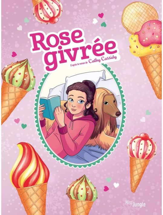 Rose givrée main product photo
