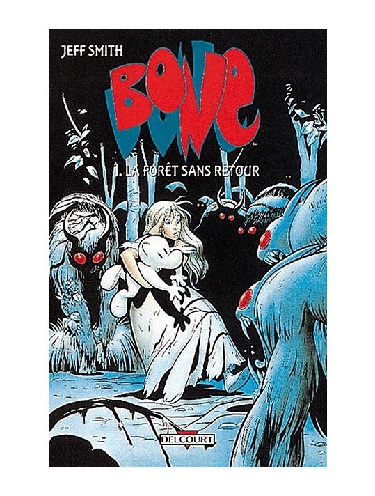 bone tome 1 - la forêt sans retour - noir et blanc main product photo