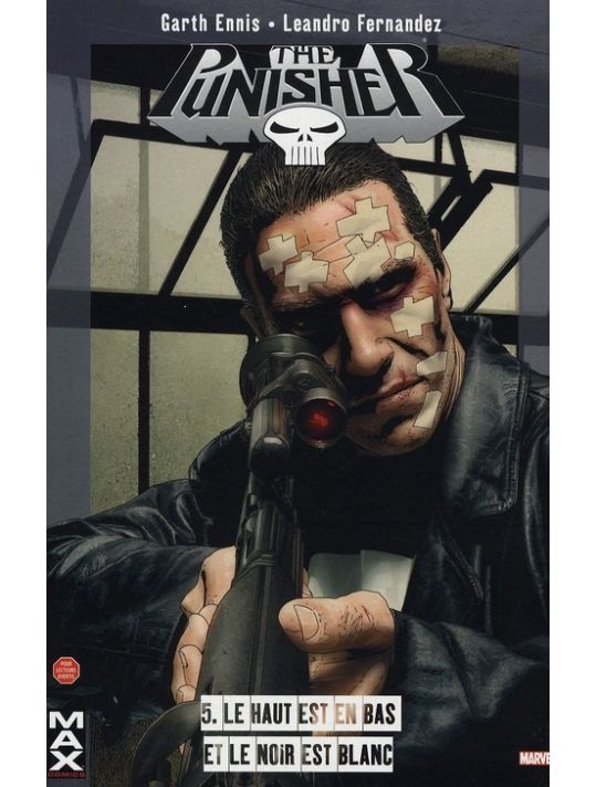 The punisher (max comics) tome 5 - le haut est en bas et le noir est blanc main product photo