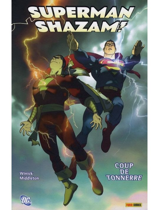 superman ; shazam ; coup de tonnerre main product photo