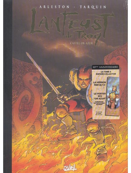 lanfeust de troy tome 3 - castel or-azur (noir et blanc) main product photo