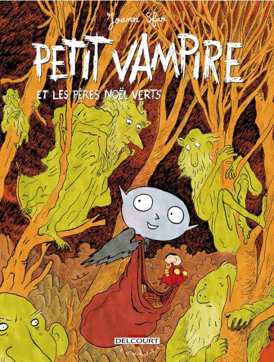 petit vampire tome 6 - petit vampire et les pères noël verts main product photo