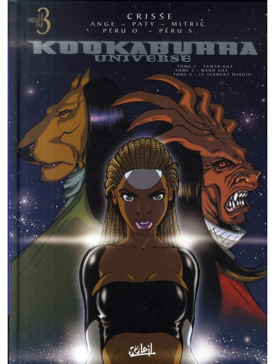kookaburra universe tome 2, tome 3 et tome 6 main product photo