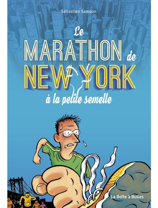 Le marathon de New York à la petite semelle main product photo