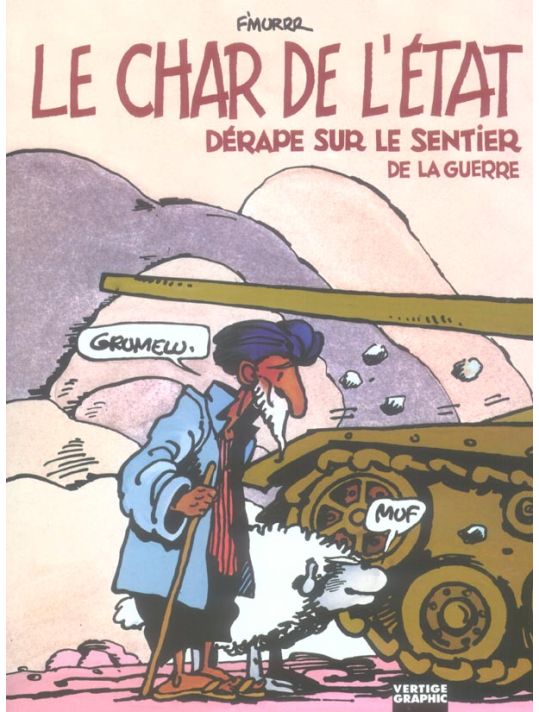 le char de l'état dérape sur le sentier de la guerre main product photo