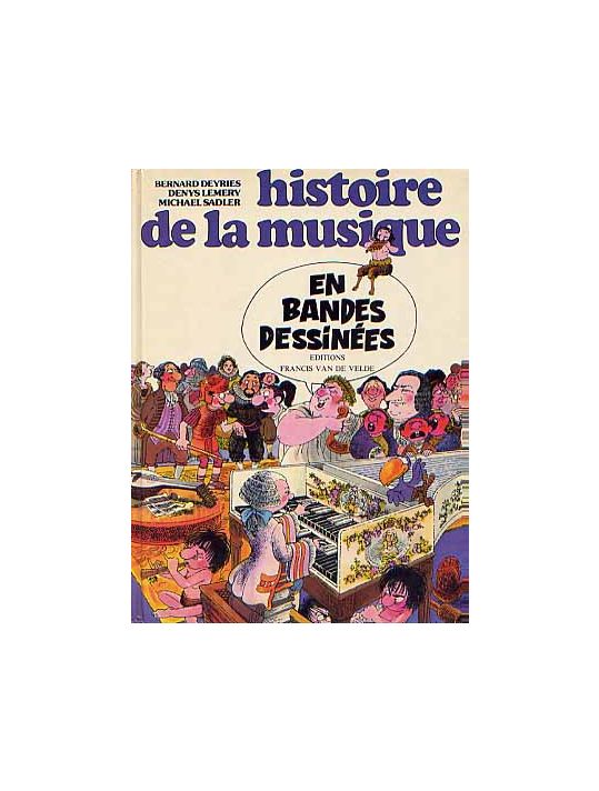 Histoire de la musique en bandes dessinées (éd. 1988) main product photo