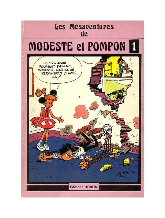 Modeste et Pompon (Mittéï/Godard) tome 1 - Les mésaventures de Modeste et Pompon 1 (éd. 1979) main product photo
