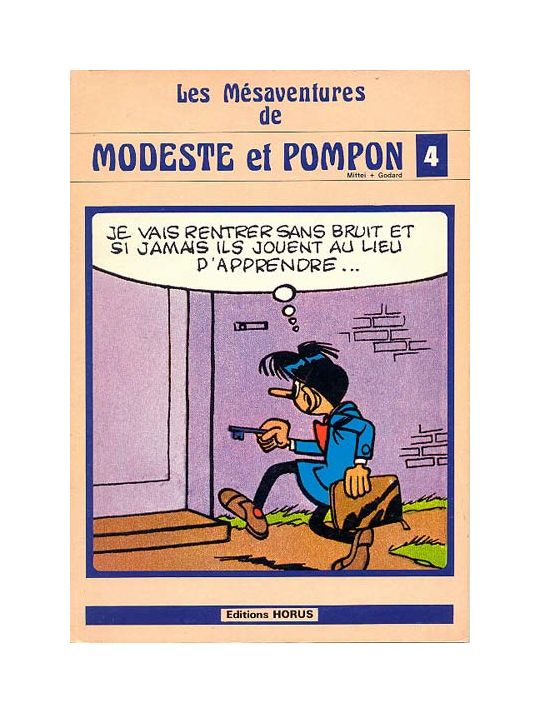 Modeste et Pompon (Mittéï/Godard) tome 4 - Les mesaventures de Modeste et Pompon 4 (éd. 1979) main product photo