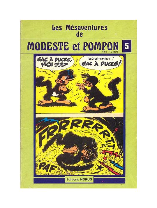 Modeste et Pompon (Mittéï/Godard) tome 5 - Les mesaventures de Modeste et Pompon 5 (éd. 1979) main product photo