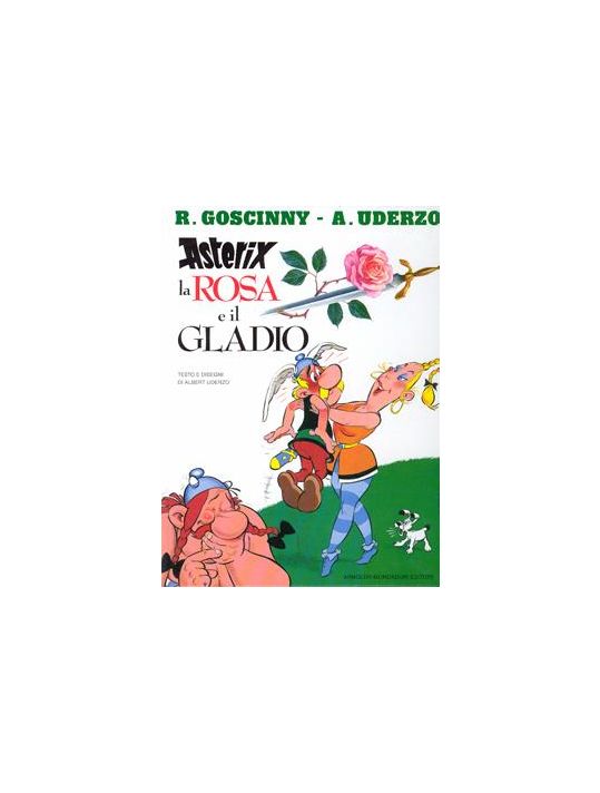 astérix tome 29 - la rose et le glaive (en italien) main product photo