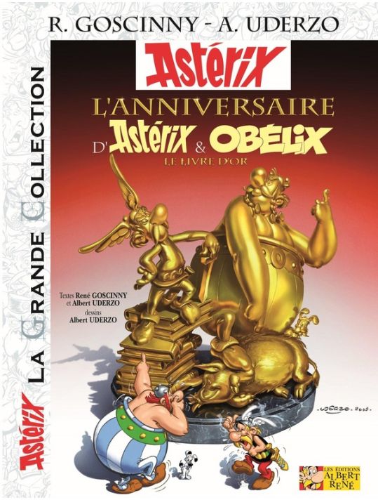 Astérix tome 34 grande collection - l'anniversaire d'Astérix et Obélix main product photo