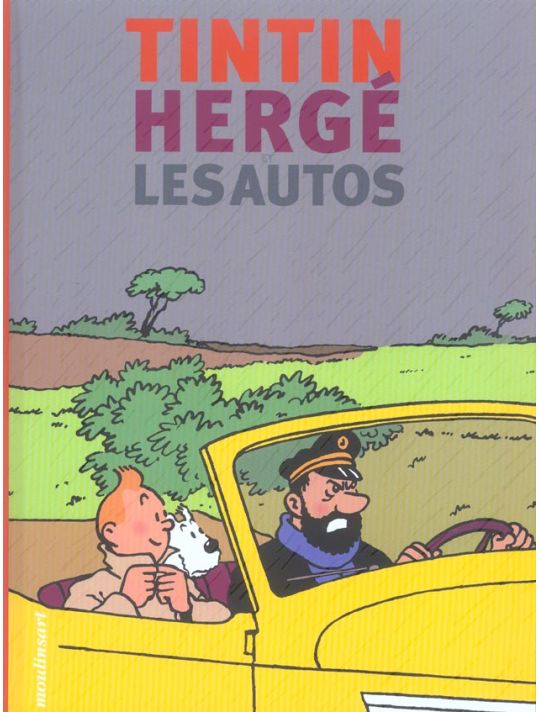 tintin, herge et les autos main product photo