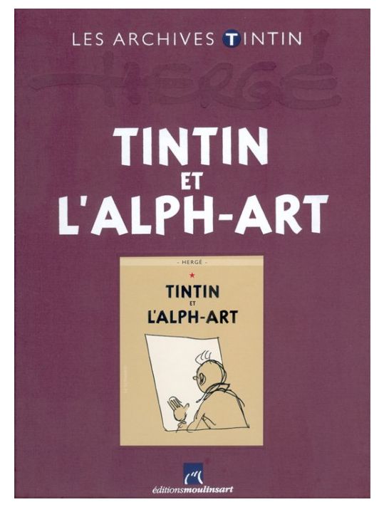 Tintin (Les Archives - Atlas 2010) tome 24 - Tintin et l'Alph-art (éd. 2012) main product photo
