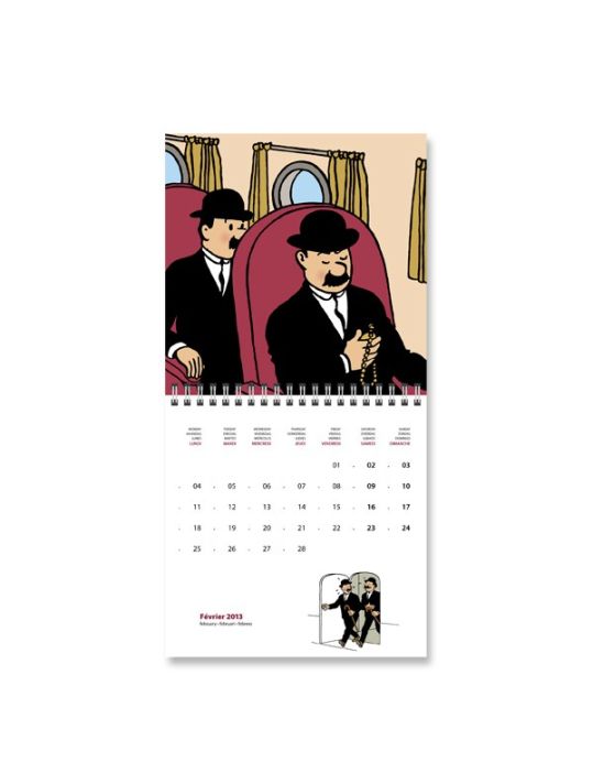 Tintin Petit Calendrier 2013 ; Le Temps (L'horloge) main product photo
