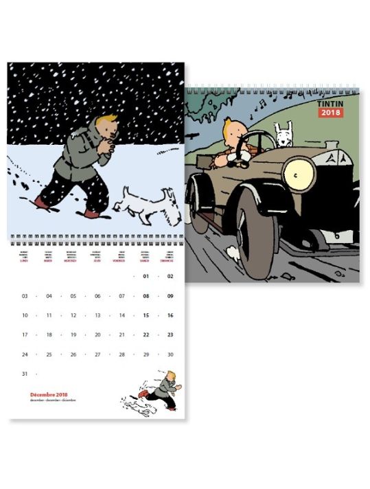 Tintin - Calendrier 2018 main product photo