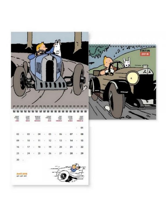 Tintin - Petit calendrier 2018 main product photo