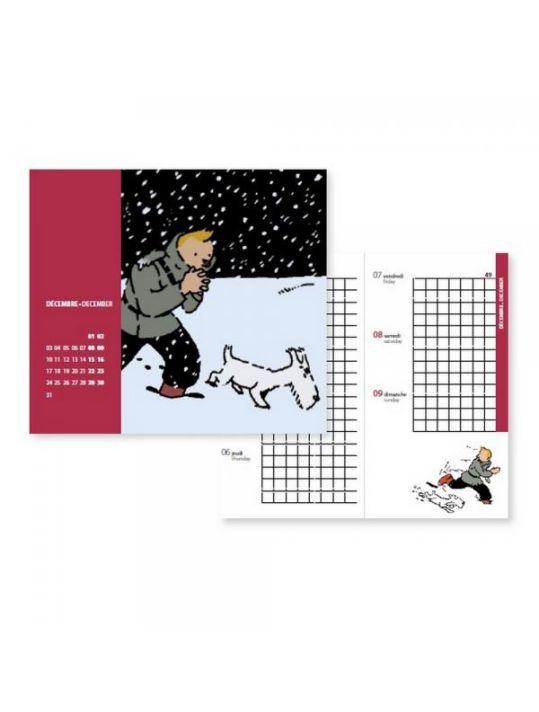 Tintin - Petit agenda 2018 main product photo