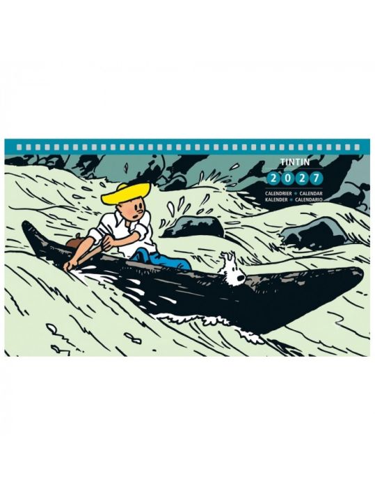 Calendrier à poser Tintin 2027 main product photo