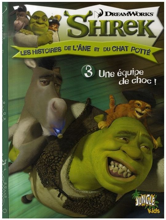 shrek, les histoires de l'âne et du chat potté tome 3 - une équipe de choc main product photo