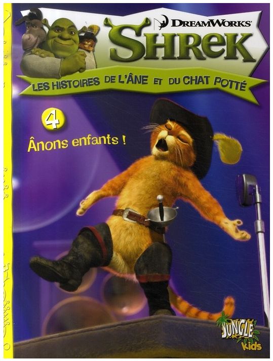 shrek, les histoires de l'âne et du chat potté tome 4 - ânons enfants main product photo