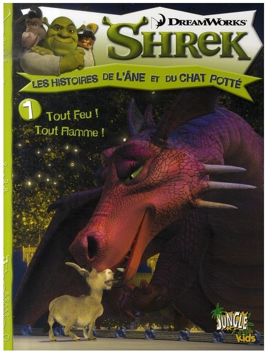 shrek, les histoires de l'âne et du chat potté tome 1 - tout feu, tout flamme main product photo