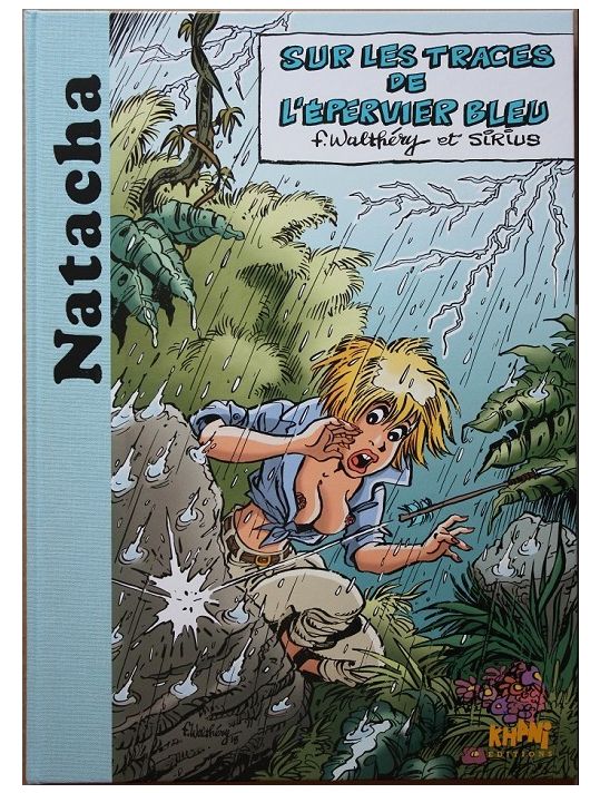 Natacha - tirage de tête tome 23 - Sur les traces de l'Épervier bleu (éd. 2018) main product photo