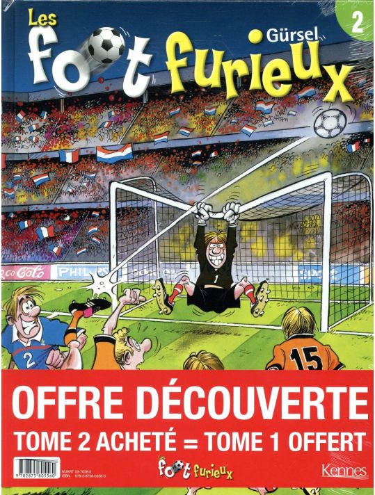 Les foot furieux - pack tomes 1 + 2 (1 tome offert) main product photo