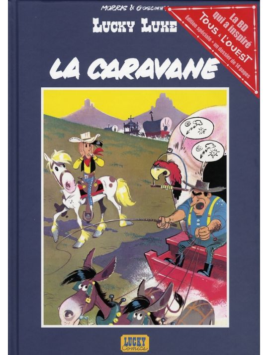 lucky luke tome 24 - la caravane - édition spéciale main product photo