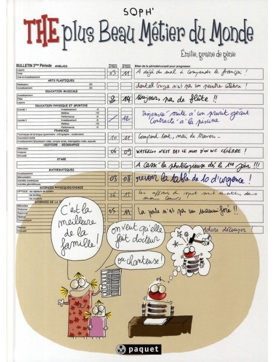 the plus beau métier du monde tome 1 - emilie graine de génie main product photo