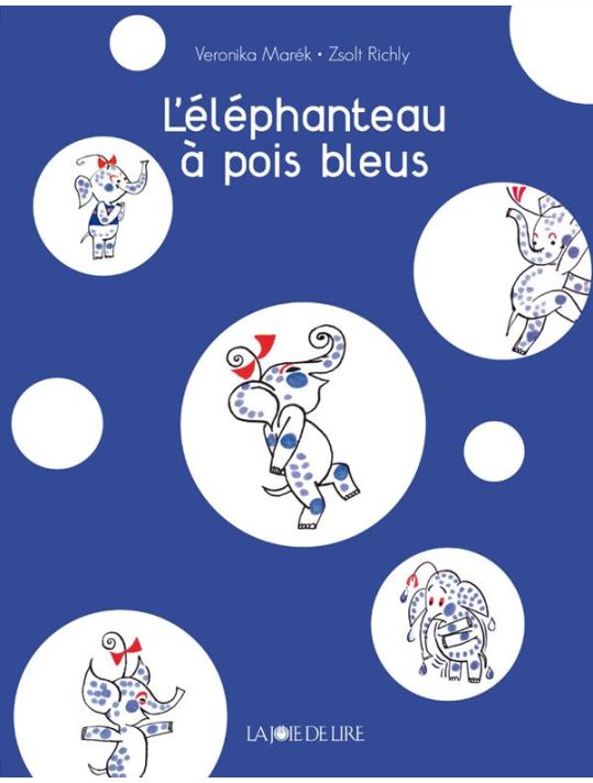 L'éléphanteau à pois bleus main product photo