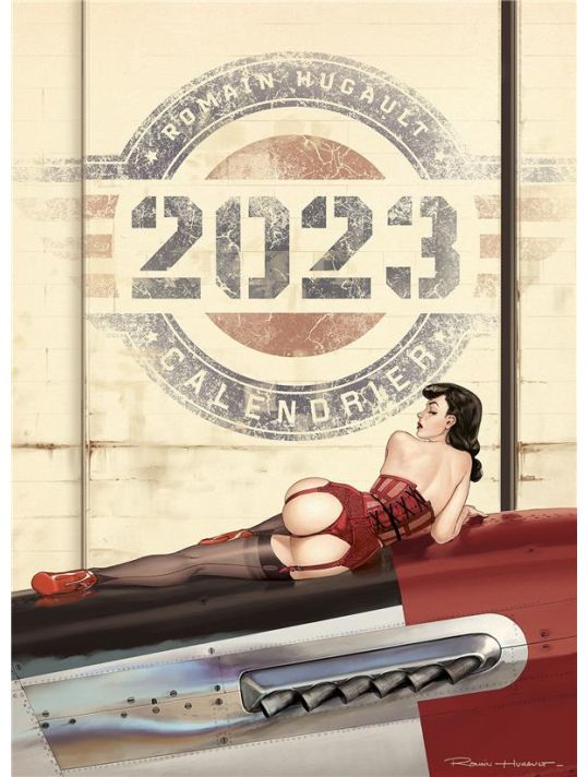 Calendrier Romain Hugault - Pin-up - 2023 main product photo