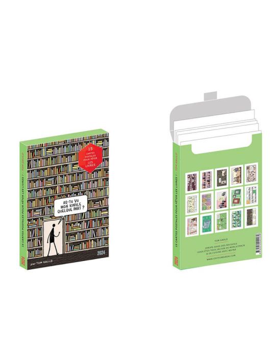 15 cartes postales pour fêter les livres main product photo