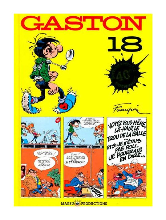 Gaston (Édition spéciale 40e anniversaire) tome 18 main product photo