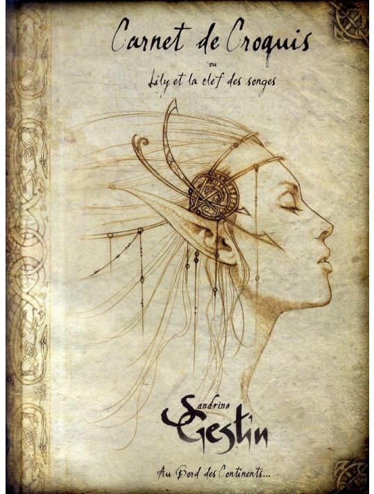 carnet de croquis ; lily et la clef des songes main product photo