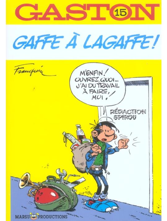 gaston lagaffe tome 15 - gaffe à lagaffe main product photo