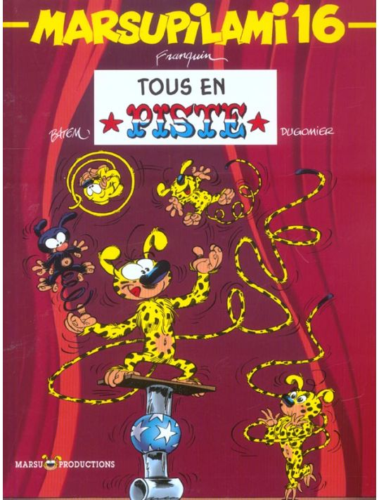 marsupilami tome 16 - Tous en piste main product photo