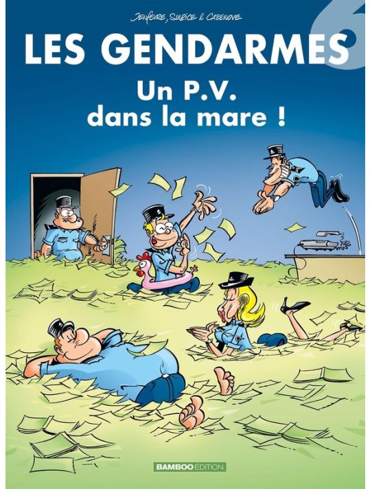 les gendarmes tome 6 - un p.v. dans la mare! main product photo