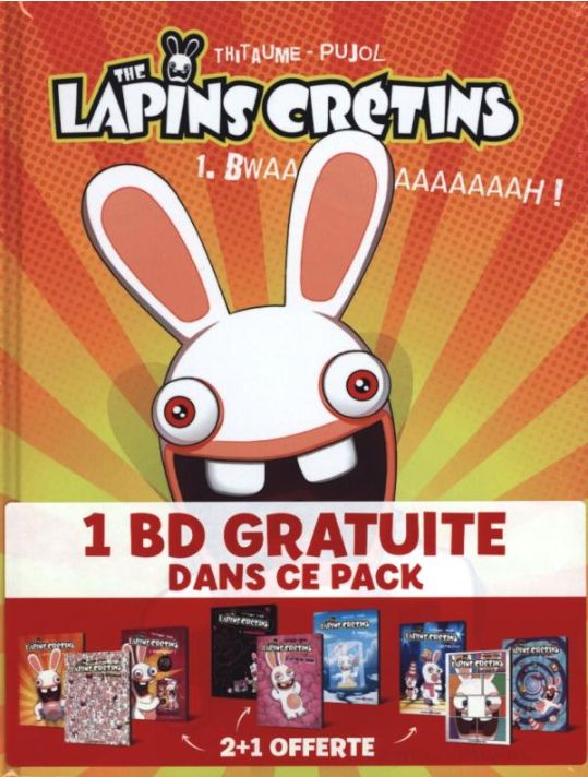 Lapins crétins - pack 2+1 - tomes 1 à 3 main product photo