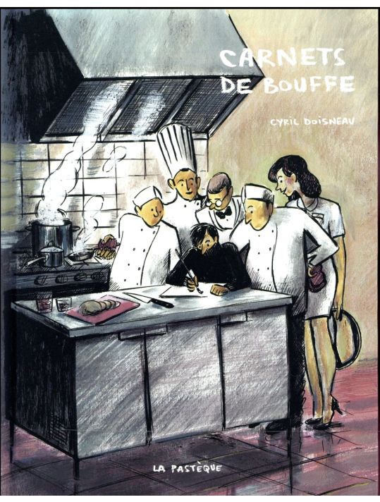 Carnets de bouffe main product photo