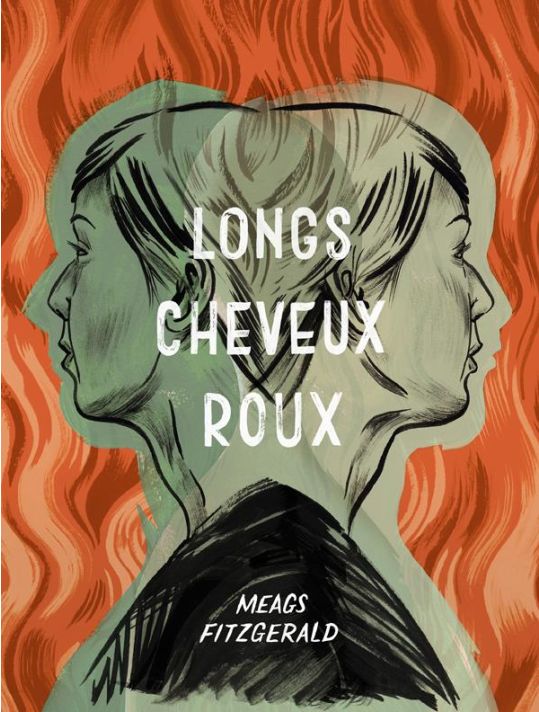 Longs cheveux roux main product photo