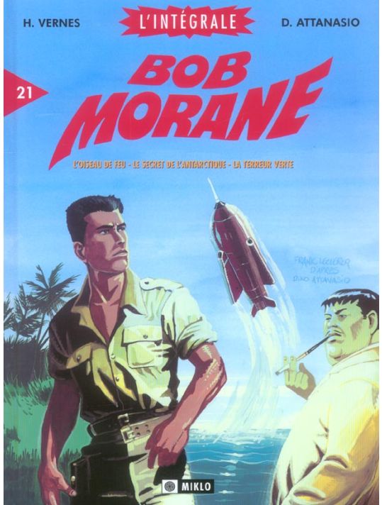 bob morane - intégrale tome 21 - l'oiseau de feu, le secret antarctique, la terreur verte main product photo